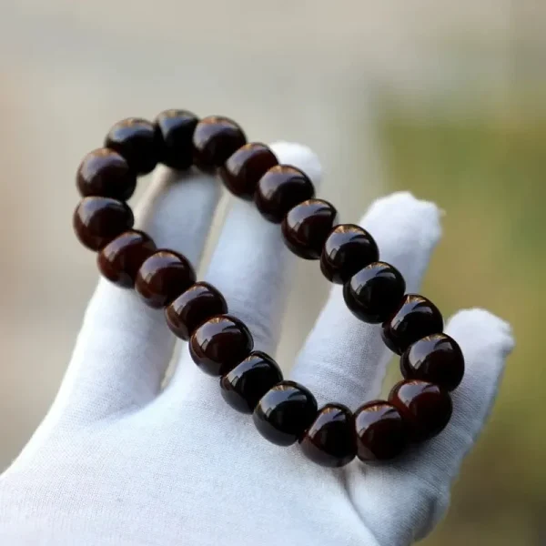 15mm Natural Garlic Bodhi Bracelet – Ultra Smooth Finish, Multi-Color Options - Image 6