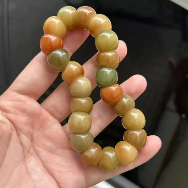15mm Natural Garlic Bodhi Bracelet – Ultra Smooth Finish, Multi-Color Options - Image 8