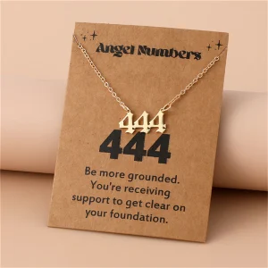 444 Angel Number Necklace