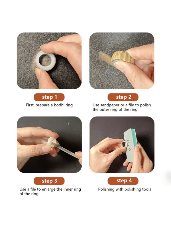 Budhi Luck Bodhi Ring DIY Creative Handmade Couple Gift Engagement Ring - Image 6