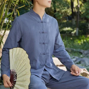 Budhi Luck Spiritual Practice Yoga Meditation Clothing Cotton Linen Men's Set